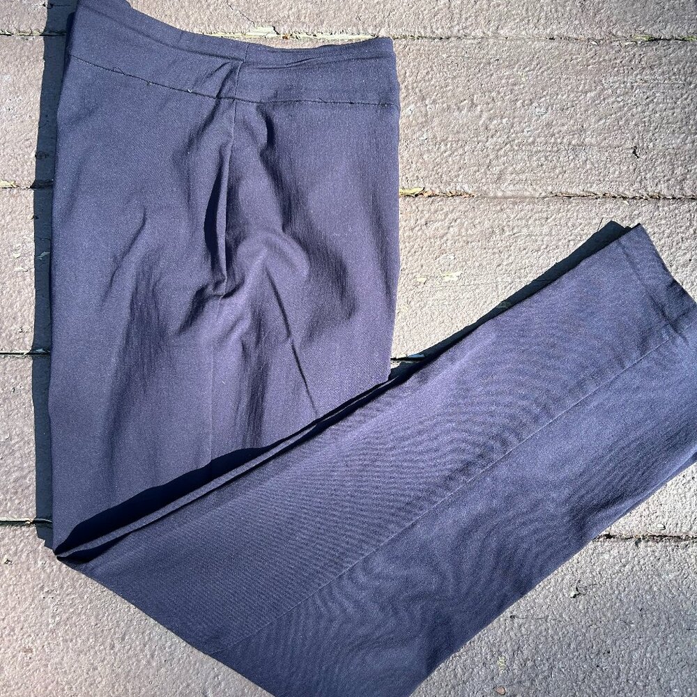 COUNTERPANTS Women's Navy Blue Slacks